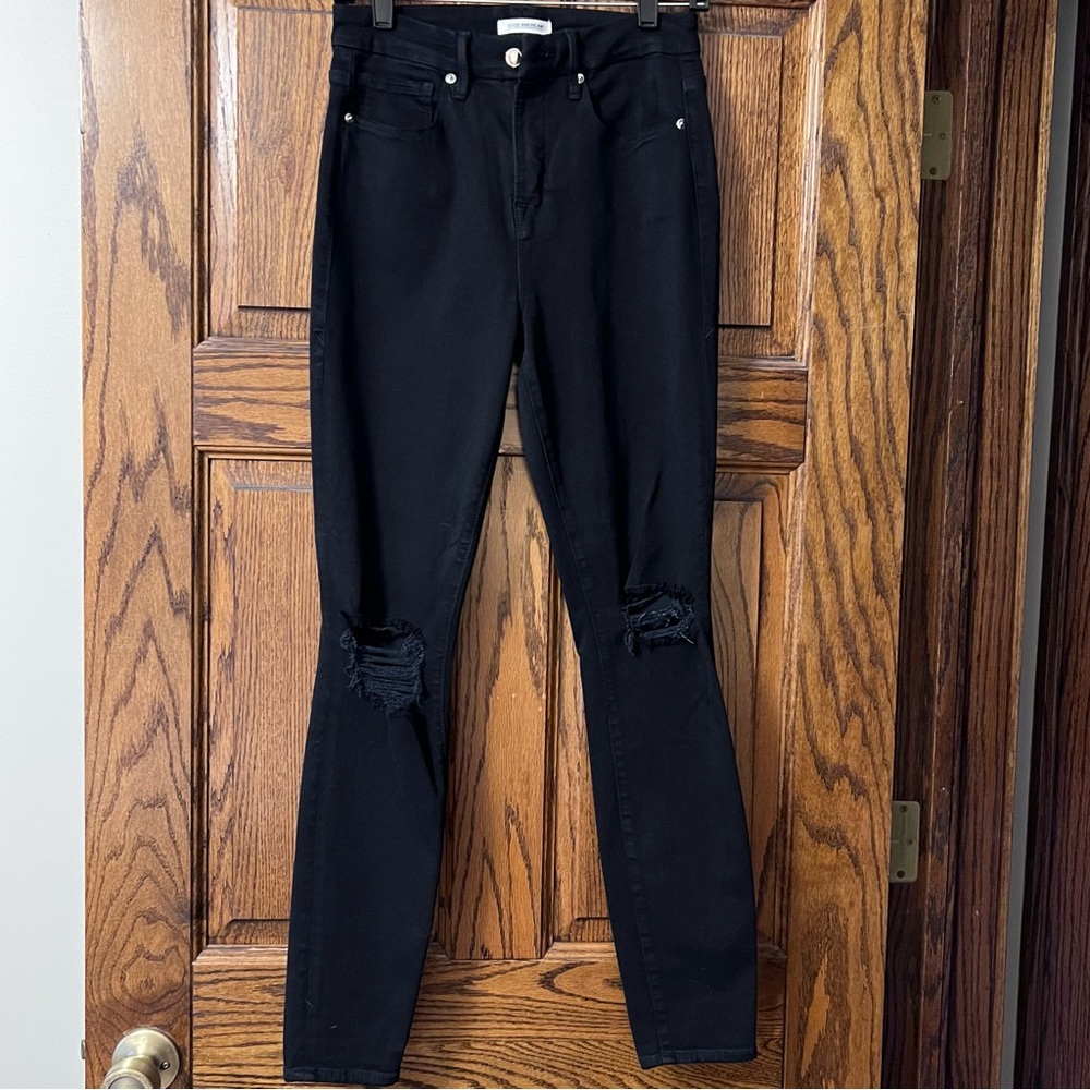 Good American Good Legs Black Jeans